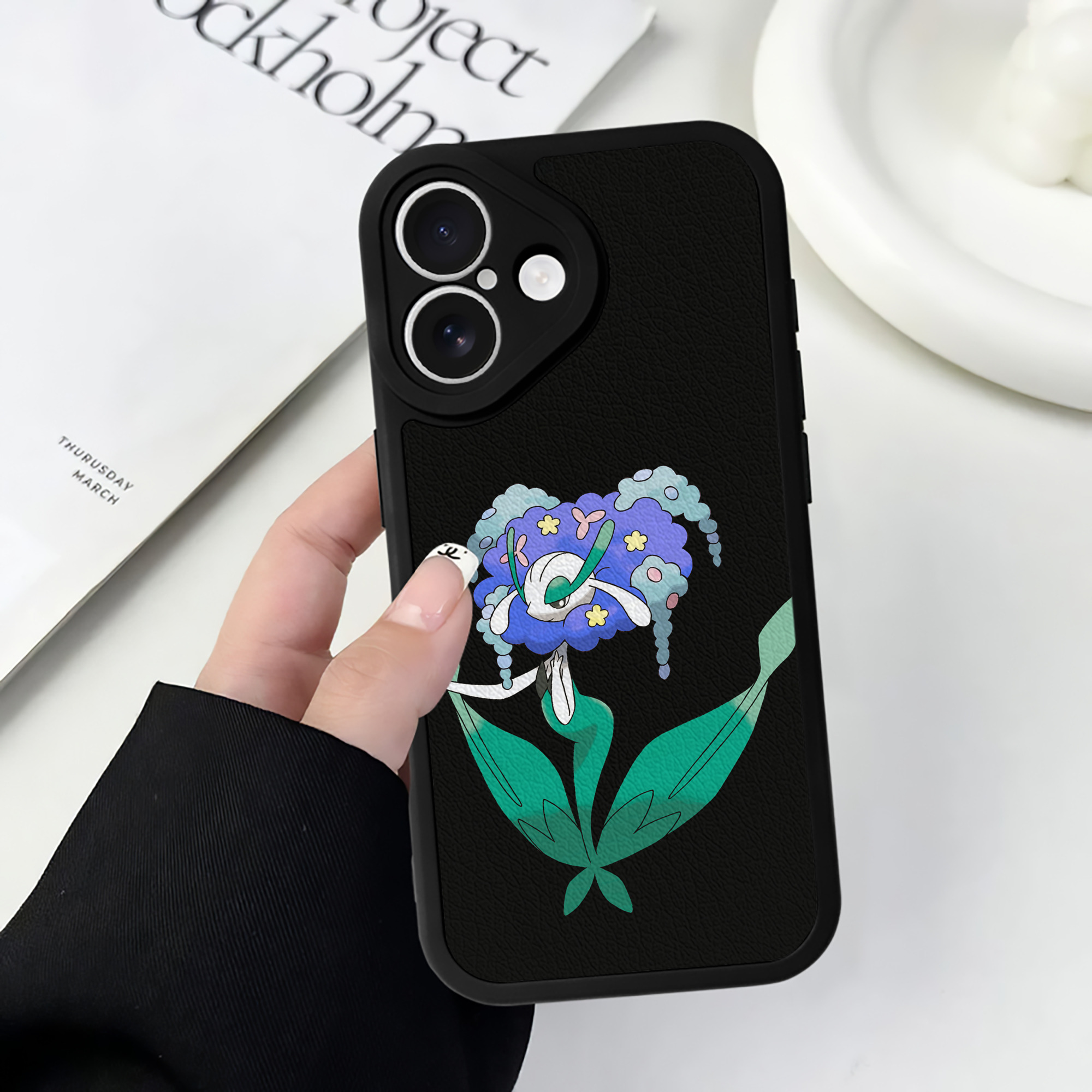 （画像用） ポケットモンスター Pokémon 【iPhone 16シリーズ対応】シリコンスマホケース（レザー調） 材質：シリコン